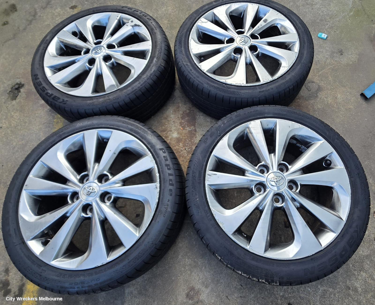 TOYOTA COROLLA WHEEL MAG, FACTORY, 17X7IN, ZRE182R, HATCH, 08/2012 - 03/2015 - Image 2