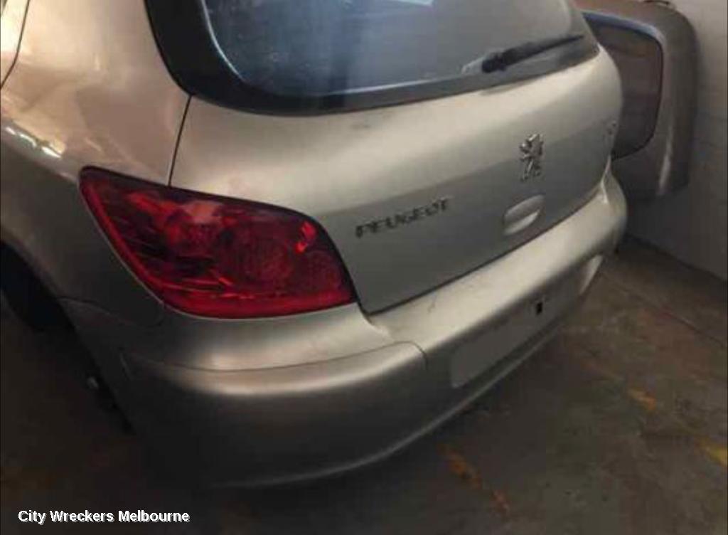 PEUGEOT 307 BOOTLID/TAILGATE, T5-T6, HATCH, 12/2001 - 06/2007 - Image 2