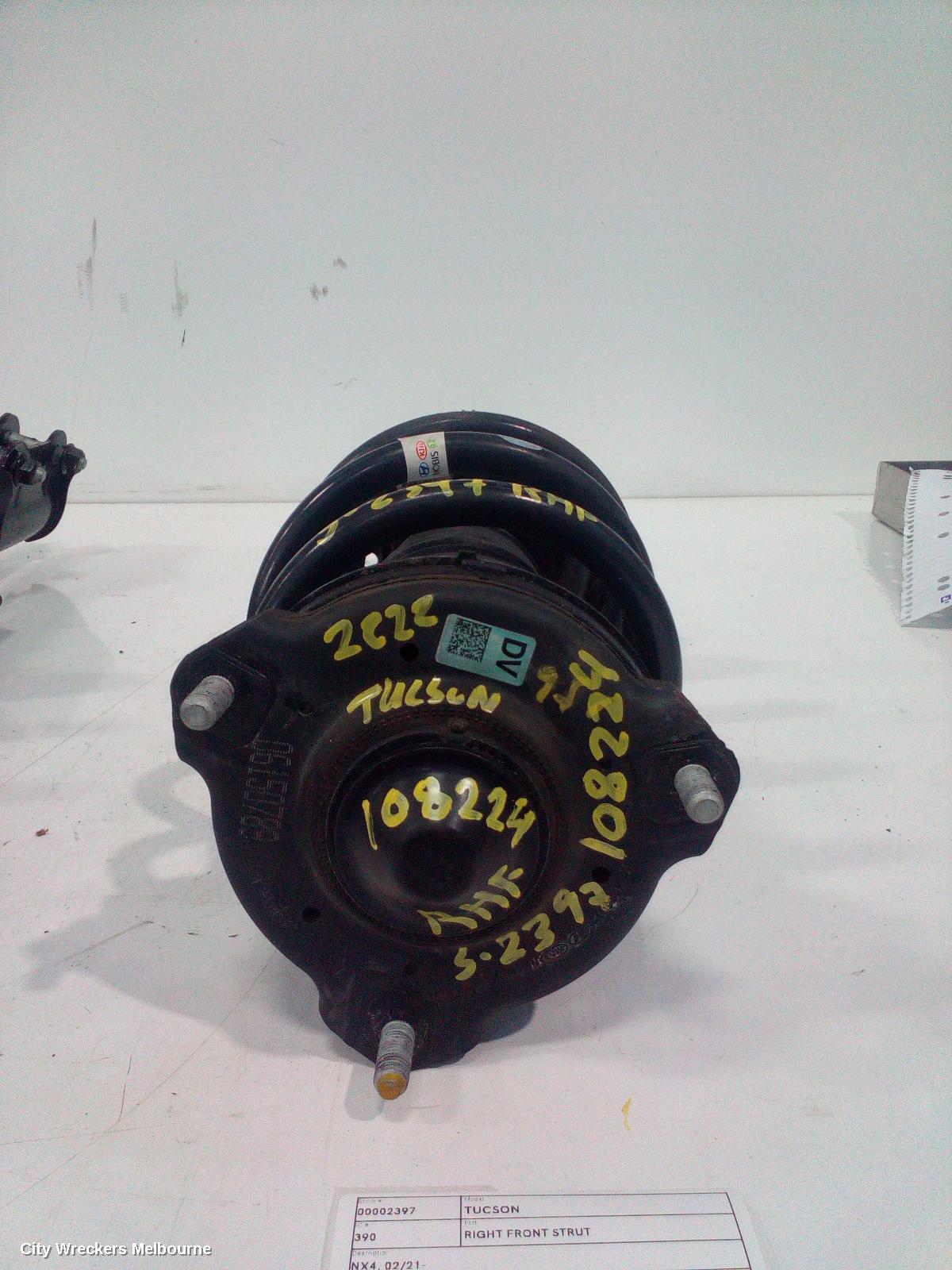 HYUNDAI TUCSON RIGHT FRONT STRUT, NX4, 02/2021 ONWARDS - Image 1