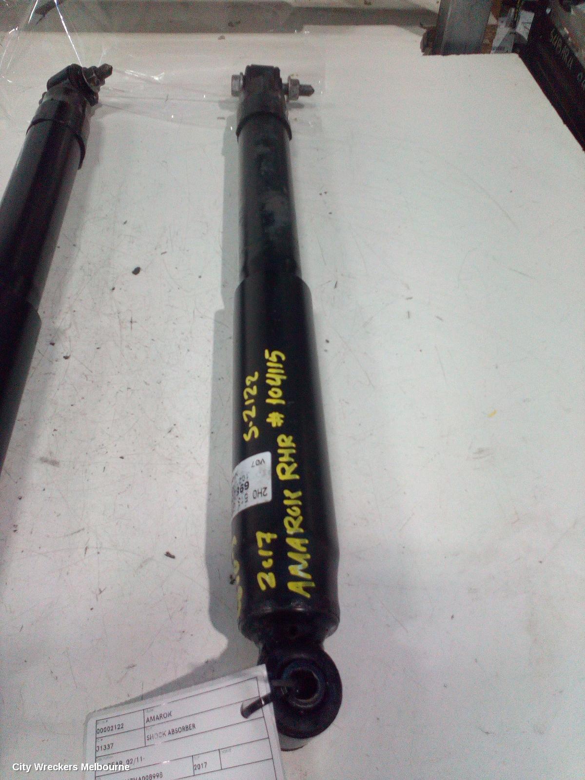 VOLKSWAGEN AMAROK SHOCK ABSORBER, 2H, REAR, 02/2011 ONWARDS - Image 1