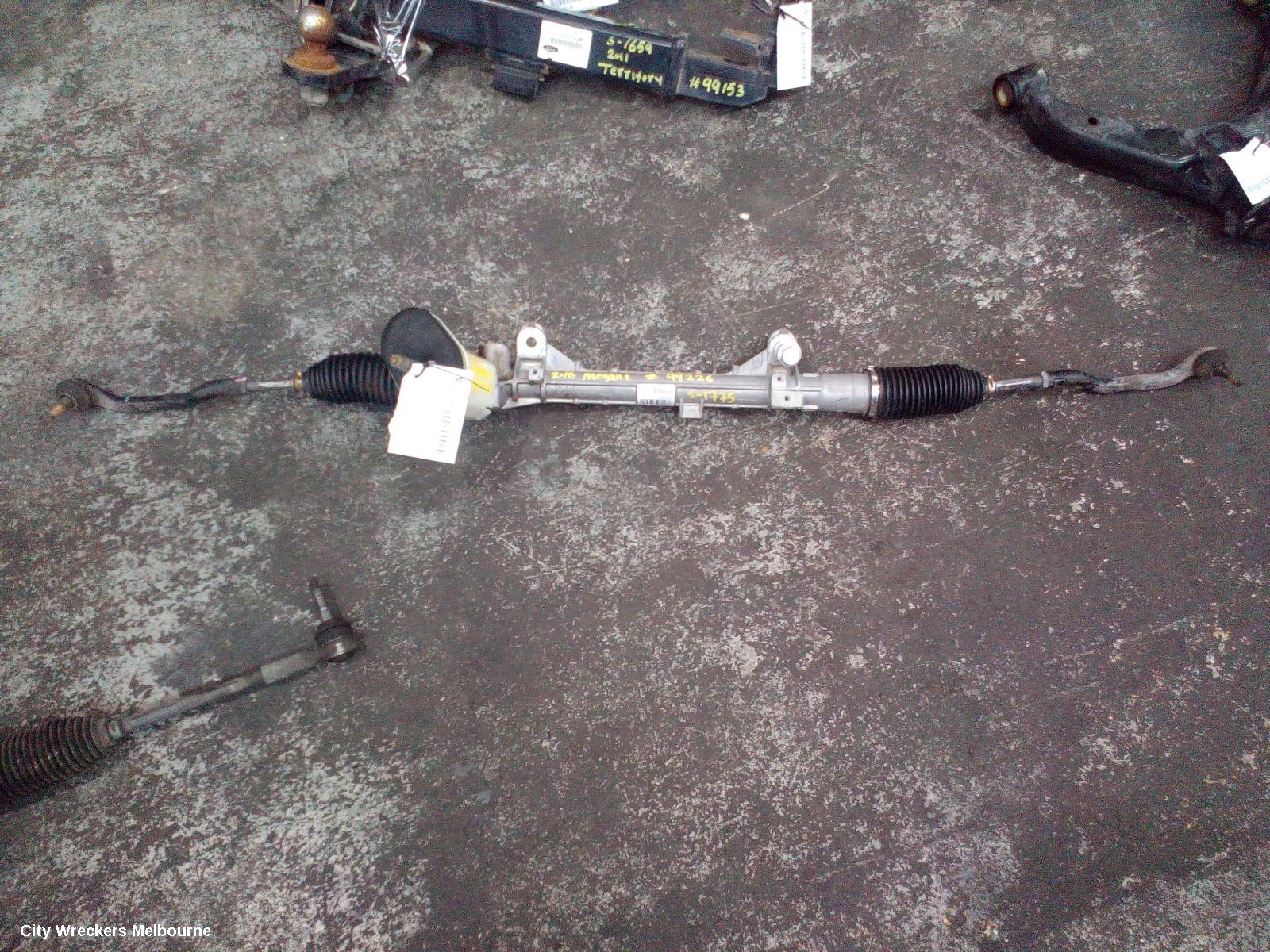 RENAULT MEGANE STEERING BOX/RACK, PETROL, 1.2, H5F, TURBO, BFB/LFF/KFB, 06/2016 - 02/2020 - Image 2