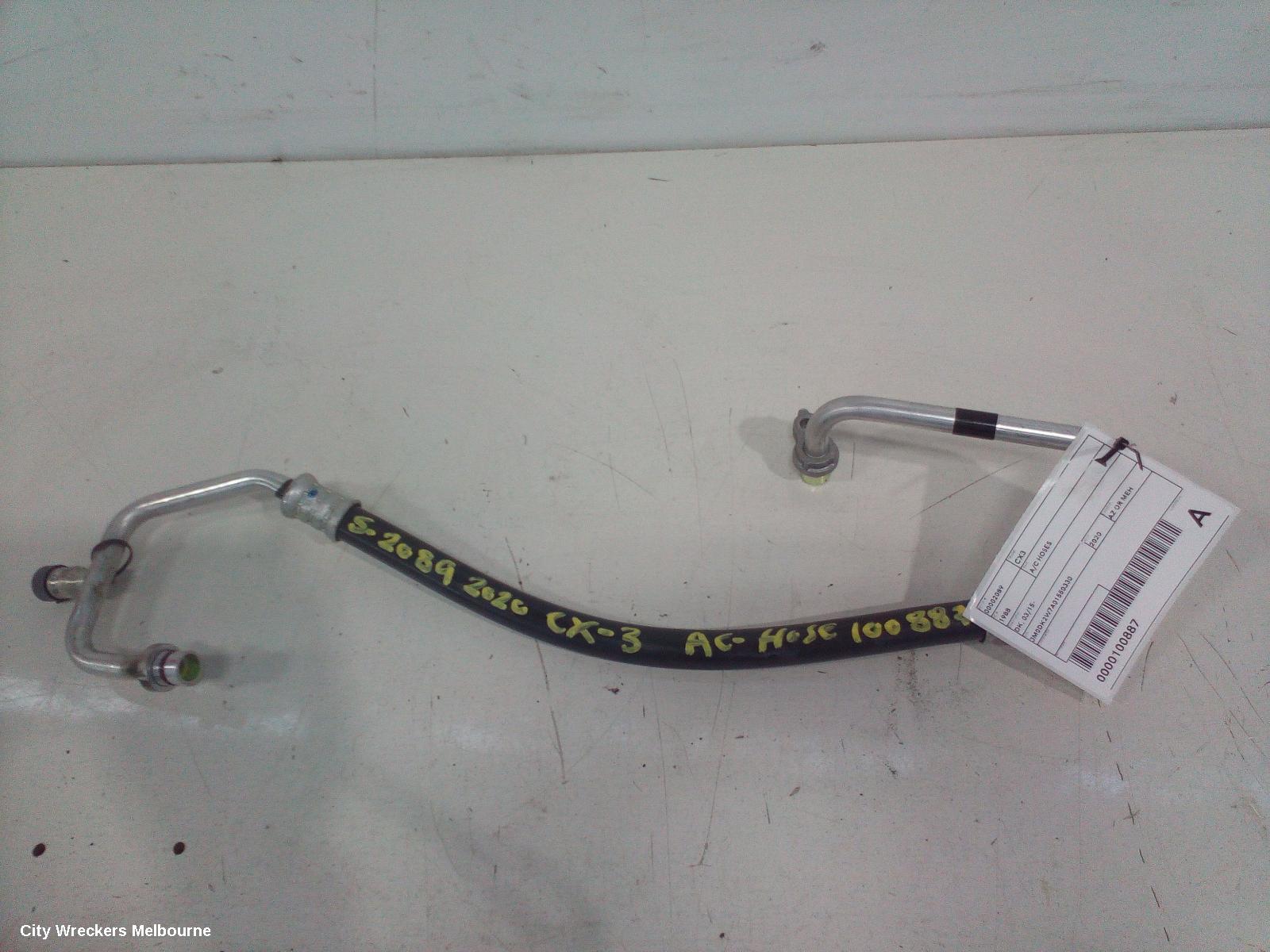 MAZDA CX3 A/C HOSES, DK, PETROL, 2.0, COMPRESSOR TO CONDENSER, 03/2015 ONWARDS - Image 2