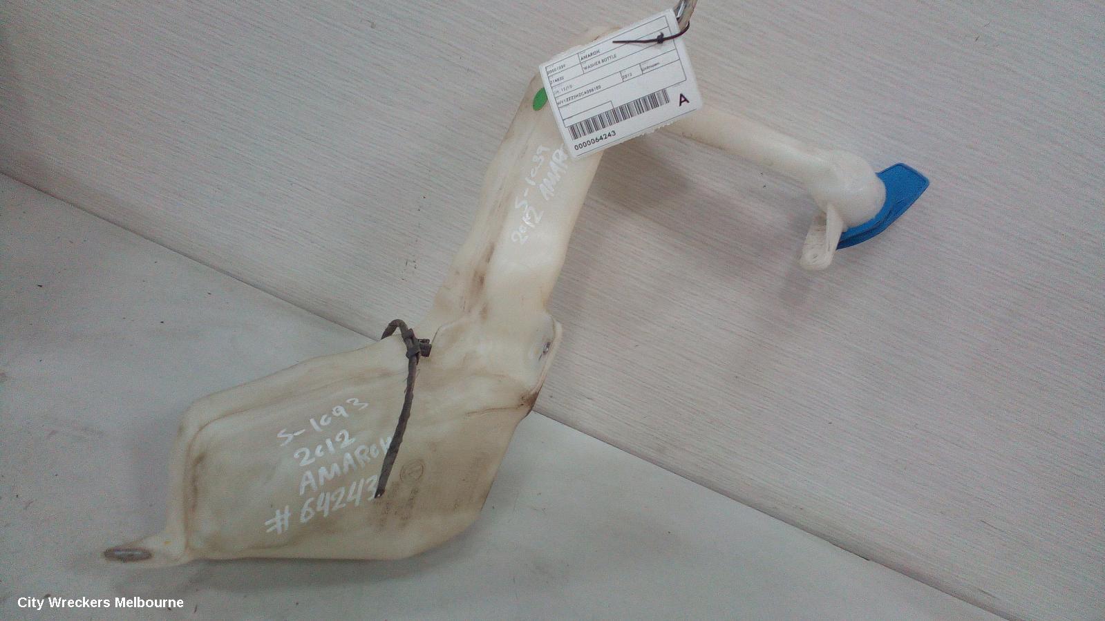 VOLKSWAGEN AMAROK WASHER BOTTLE, 2H, 12/2010 ONWARDS - Image 2