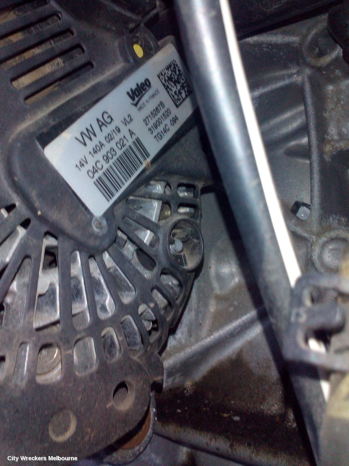 VOLKSWAGEN CADDY ALTERNATOR, PETROL, 1.2/1.4, VALEO 140AMP, 2KN, 07/2015 - 02/2021 - Image 1