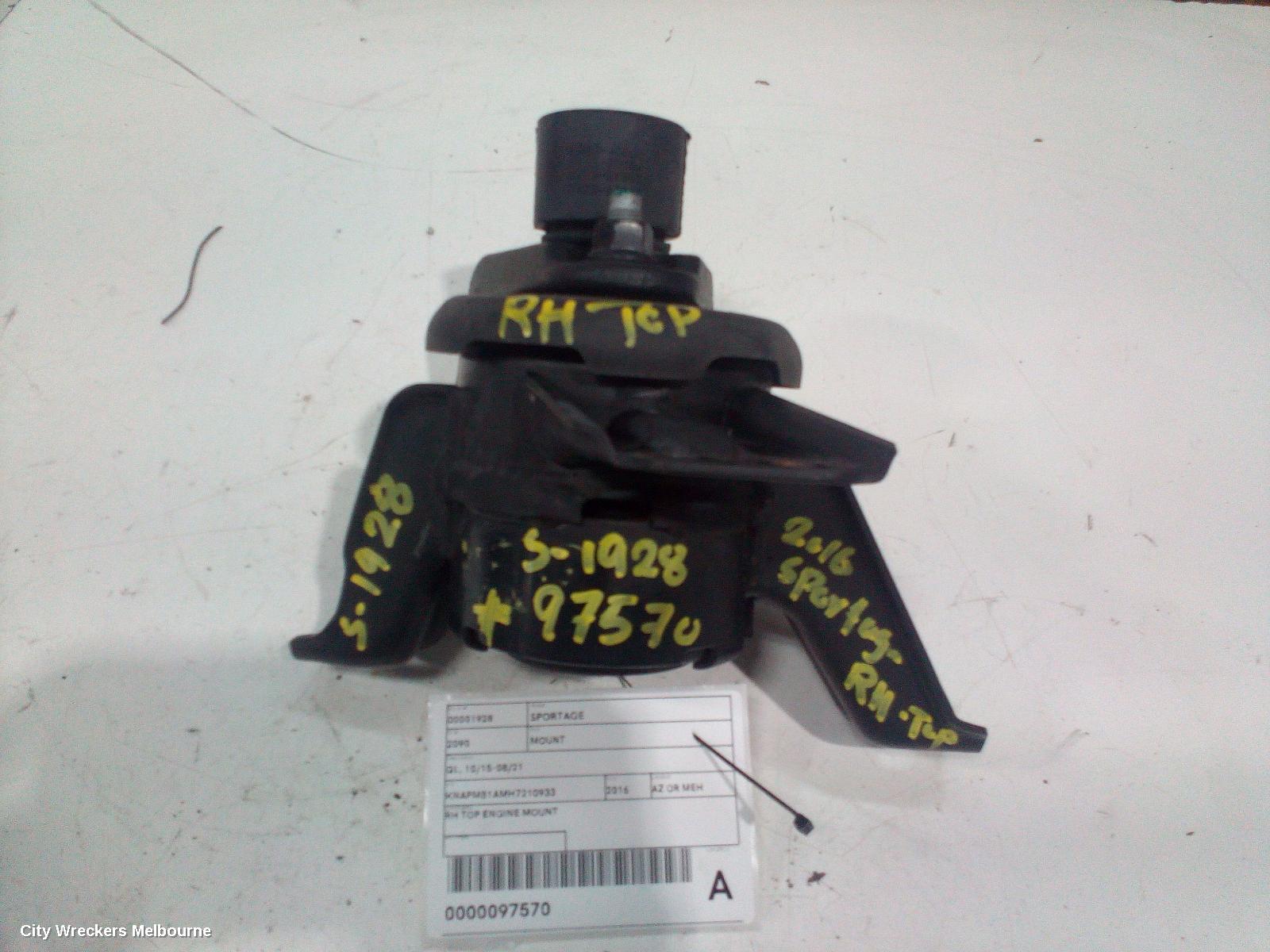 KIA SPORTAGE MOUNT, QL, 10/2015 - 08/2021 - Image 2