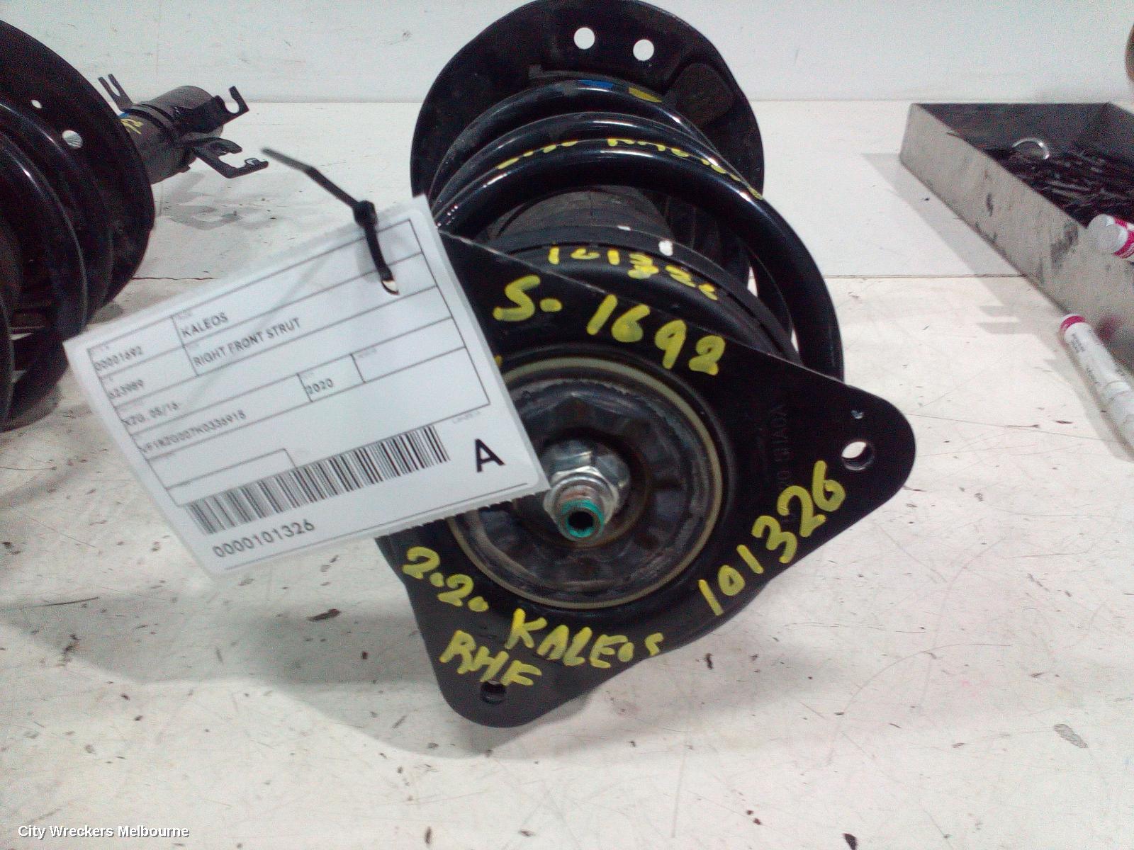 RENAULT KALEOS RIGHT FRONT STRUT, XZG, 05/2016 ONWARDS - Image 3