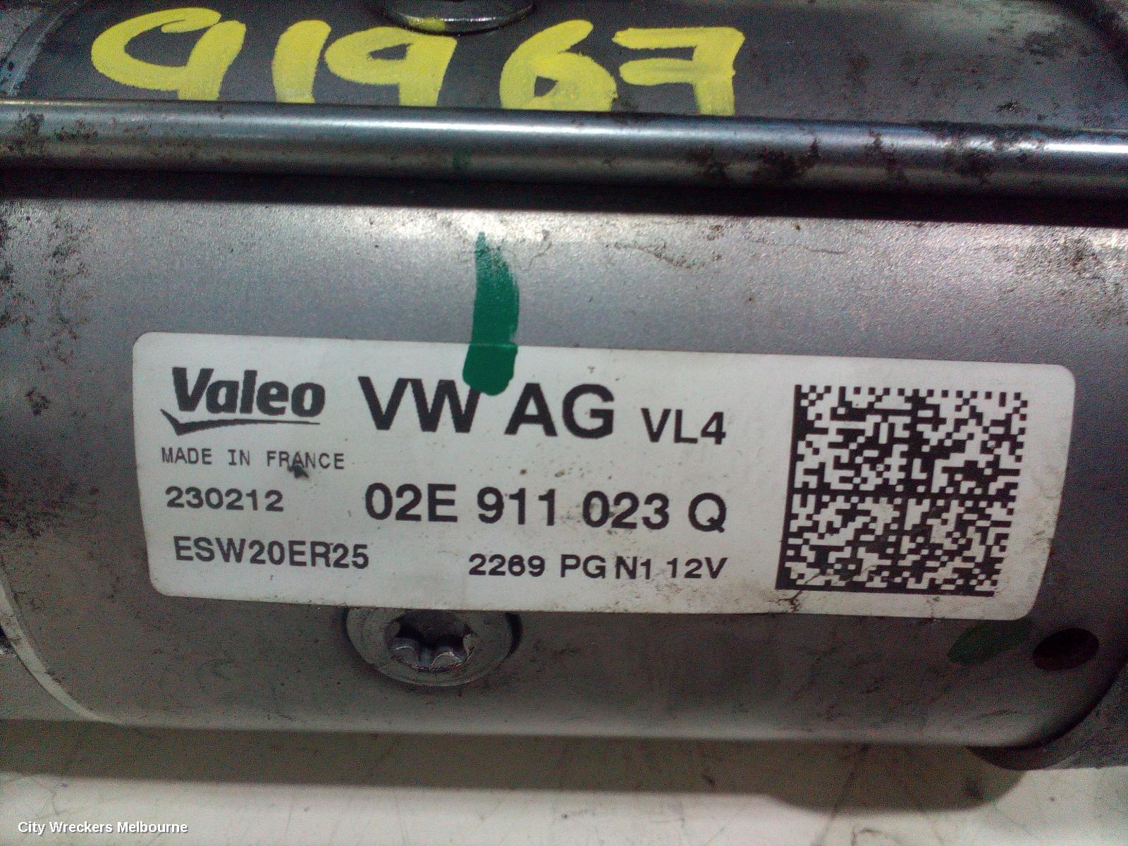 VOLKSWAGEN PASSAT STARTER, DIESEL, 2.0, VALEO, W/ STOP/START TYPE, 3C/MK6 B7/3CC, 04/2011 - 12/2016 - Image 2