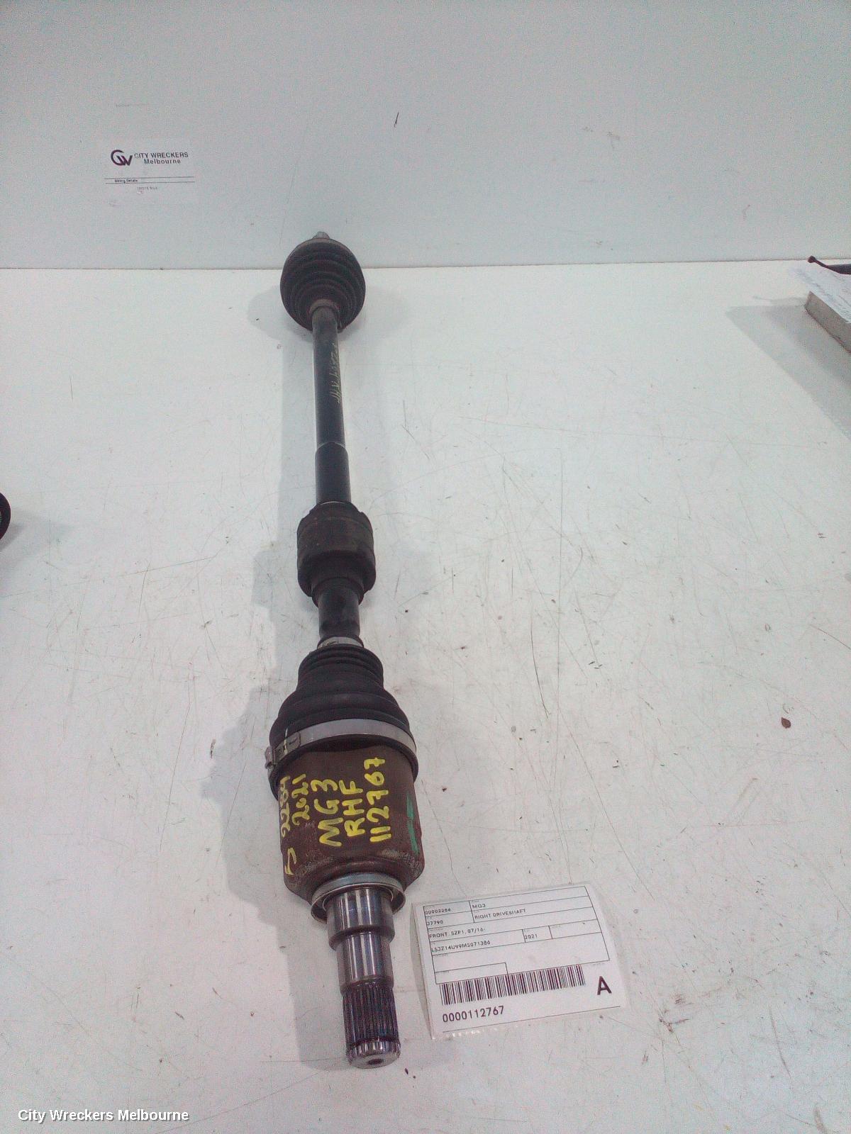 MG MG3 RIGHT DRIVESHAFT, FRONT, SZP1, 07/2016 ONWARDS - Image 1
