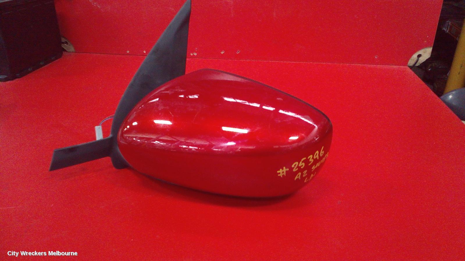 SUZUKI SWIFT LEFT DOOR MIRROR, AZ, COLOUR CODED, MANUAL FOLDING, NON INDICATOR TYPE, 04/2017 - 03/2021 - Image 1