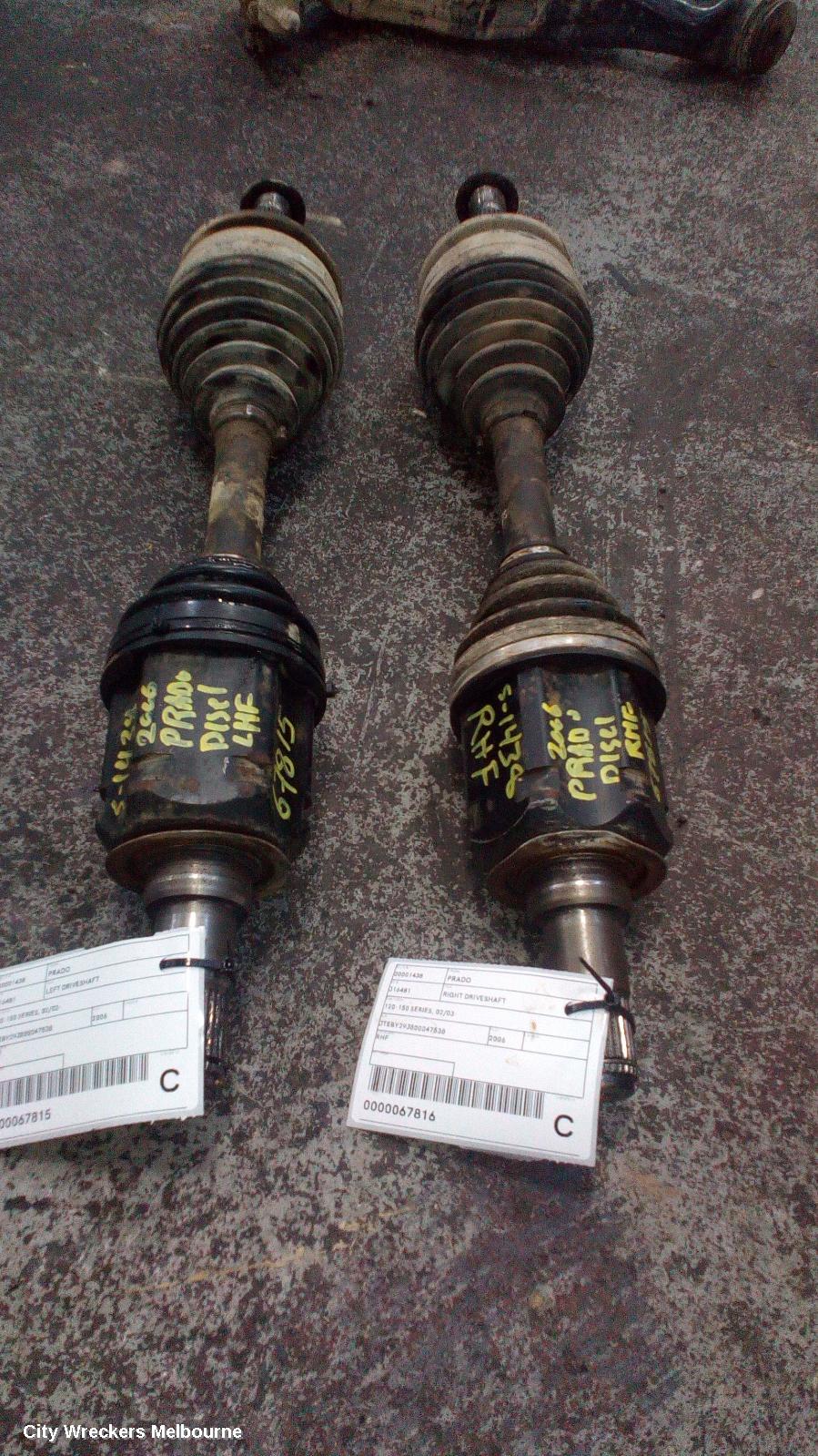 TOYOTA PRADO RIGHT DRIVESHAFT, 120-150 SERIES, 02/2003 ONWARDS - Image 2