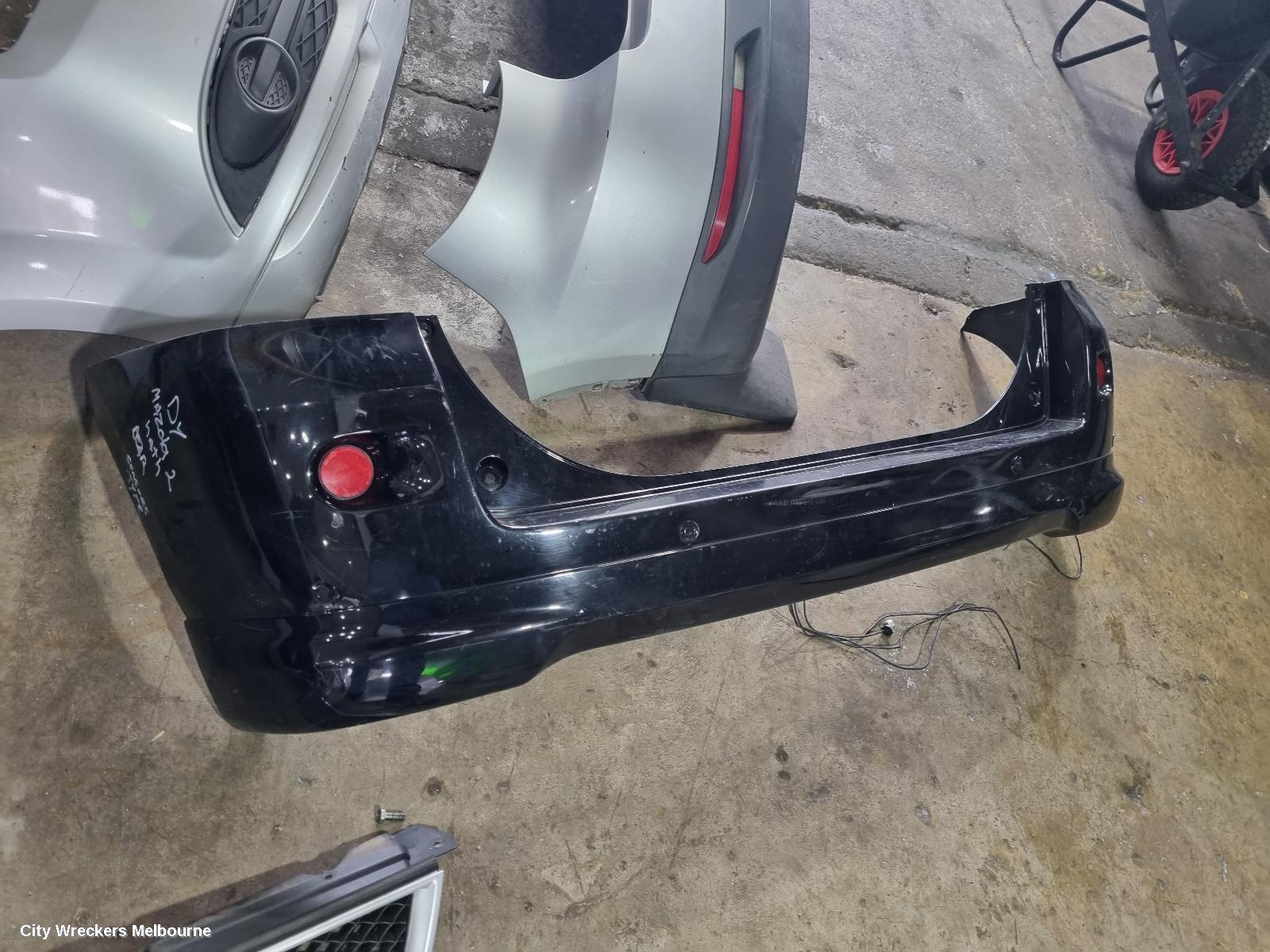 MAZDA 2 REAR BUMPER, DY2 SERIES, SPOILERED TYPE, 06/2005 - 09/2007 - Image 2