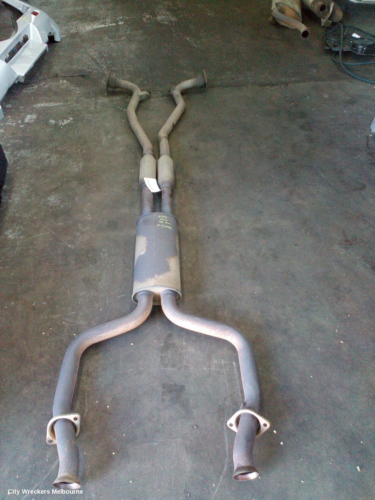 HOLDEN COMMODORE EXHAUST SYSTEM, VE, SEDAN, V6, DUAL MUFFLERS, 08/2006 - 05/2013 - Image 1