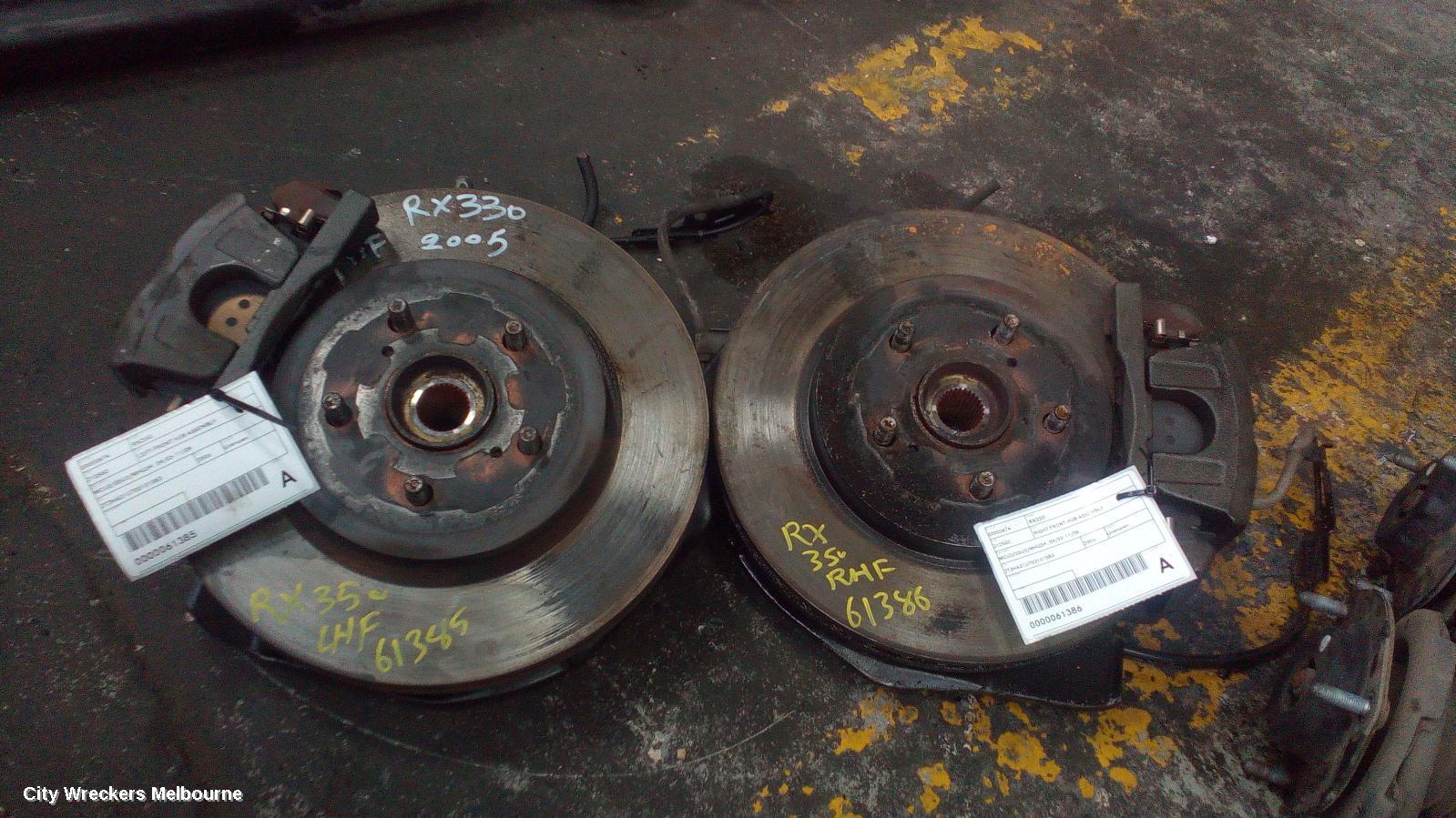 LEXUS RX SERIES RIGHT FRONT HUB ASSEMBLY, MCU3/GSU3/MHU3#, 04/2003 - 11/2008 - Image 2