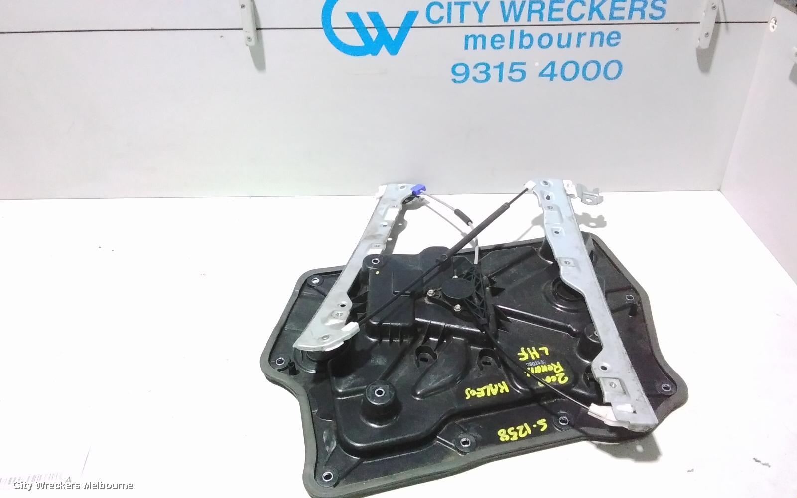 RENAULT KALEOS LEFT FRONT WINDOW REG/MOTOR, H45, DOOR REG ASSY (REG AND MOTOR), 09/2008 - 08/2013 - Image 1
