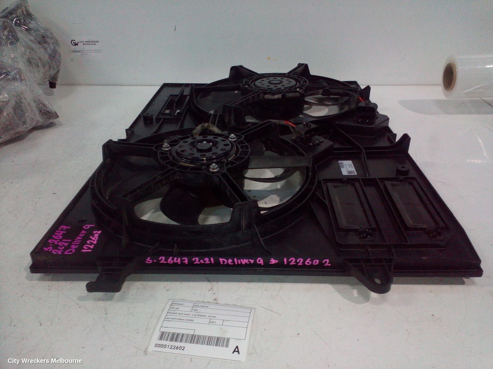 LDV DELIVER 9 FAN, ENGINE FAN ASSY, 2.0, DIESEL, 07/2020 ONWARDS - Image 2