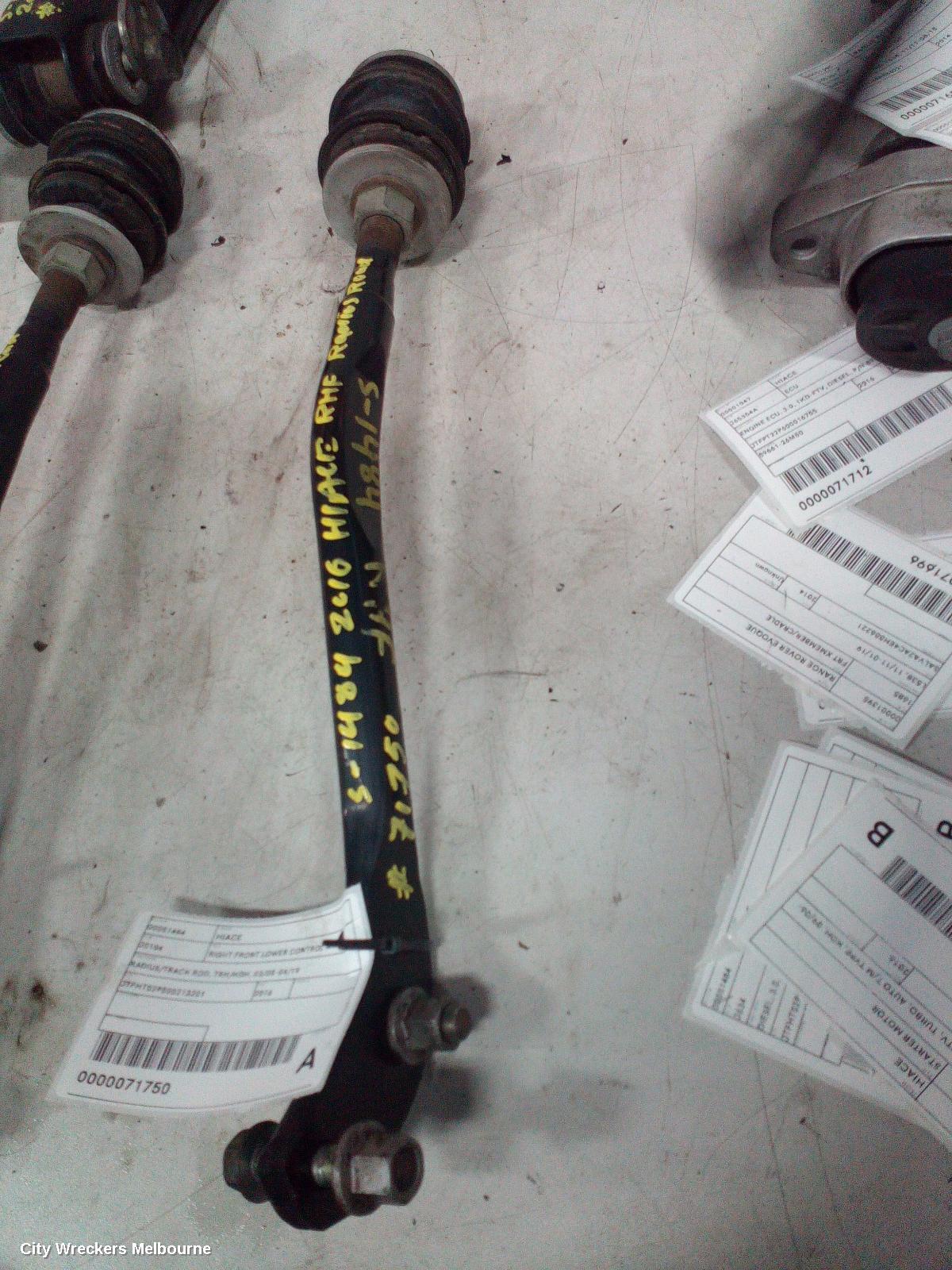 TOYOTA HIACE RIGHT FRONT LOWER CONTROL ARM, RADIUS/TRACK ROD, TRH/KDH, 03/2005 - 04/2019 - Image 2