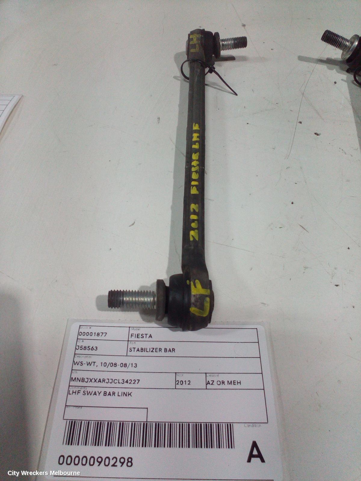 FORD FIESTA STABILISER BAR, WS-WT, 10/2008 - 08/2013 - Image 1