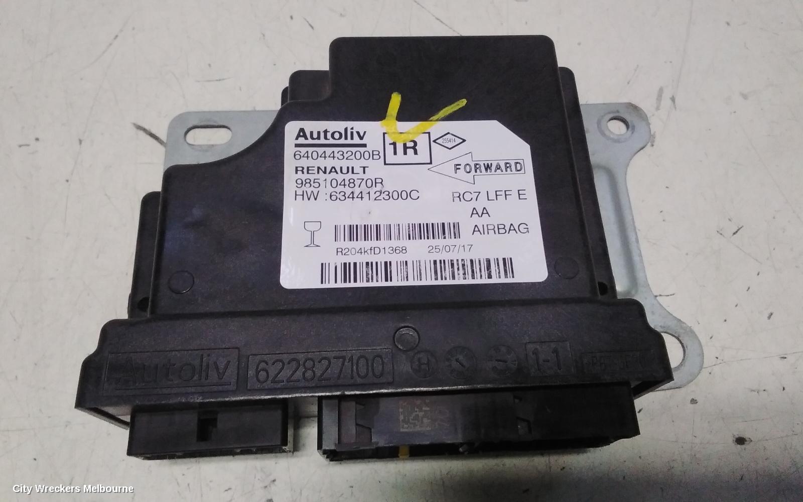 RENAULT MEGANE AIRBAG MODULE/SENSOR, MODULE, BFB, RS GEN 4, 07/2018 - 06/2023 - Image 2