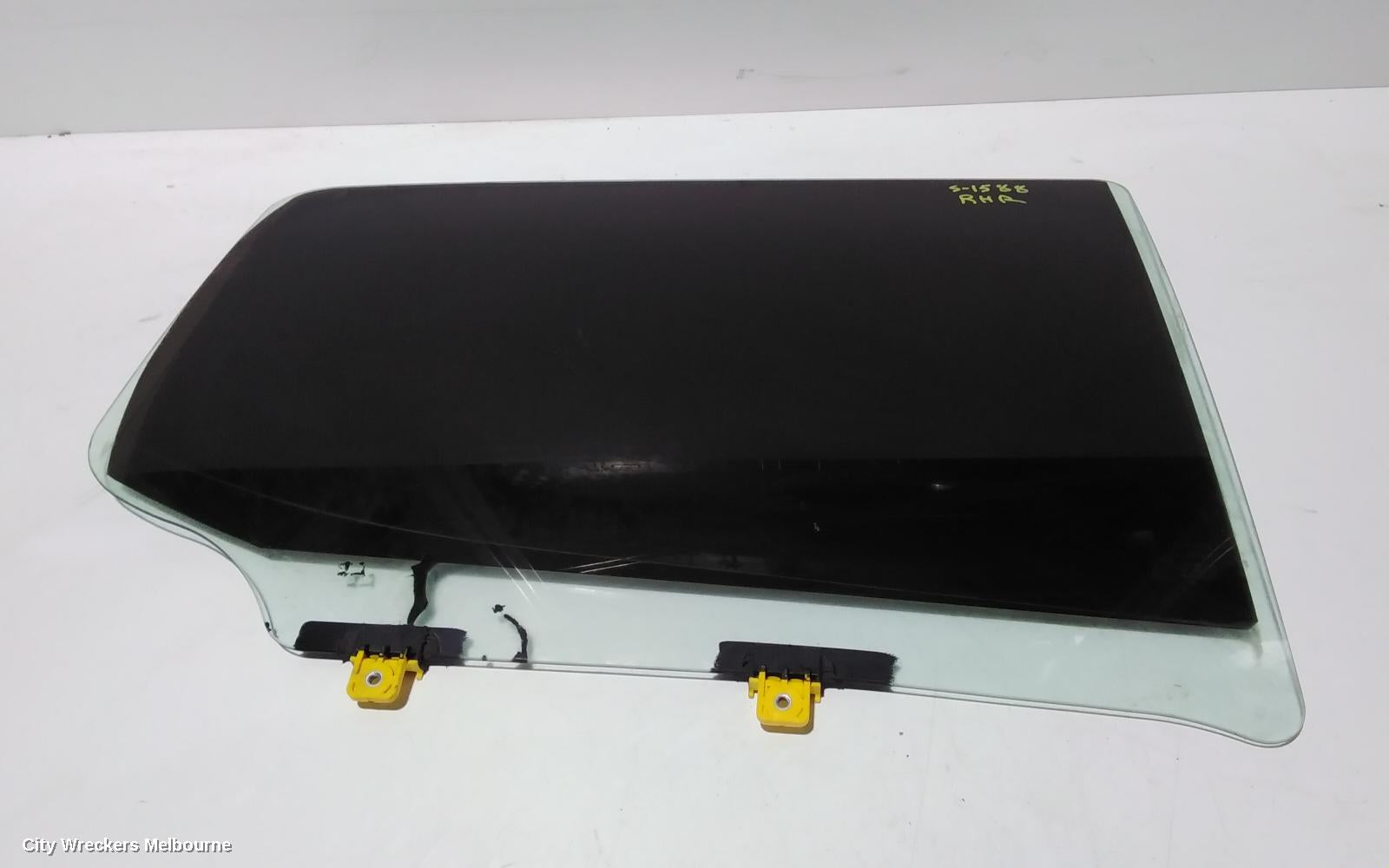 HOLDEN COLORADO RIGHT REAR DOOR WINDOW, RG, DUAL CAB, 01/2012 - 12/2020 - Image 1