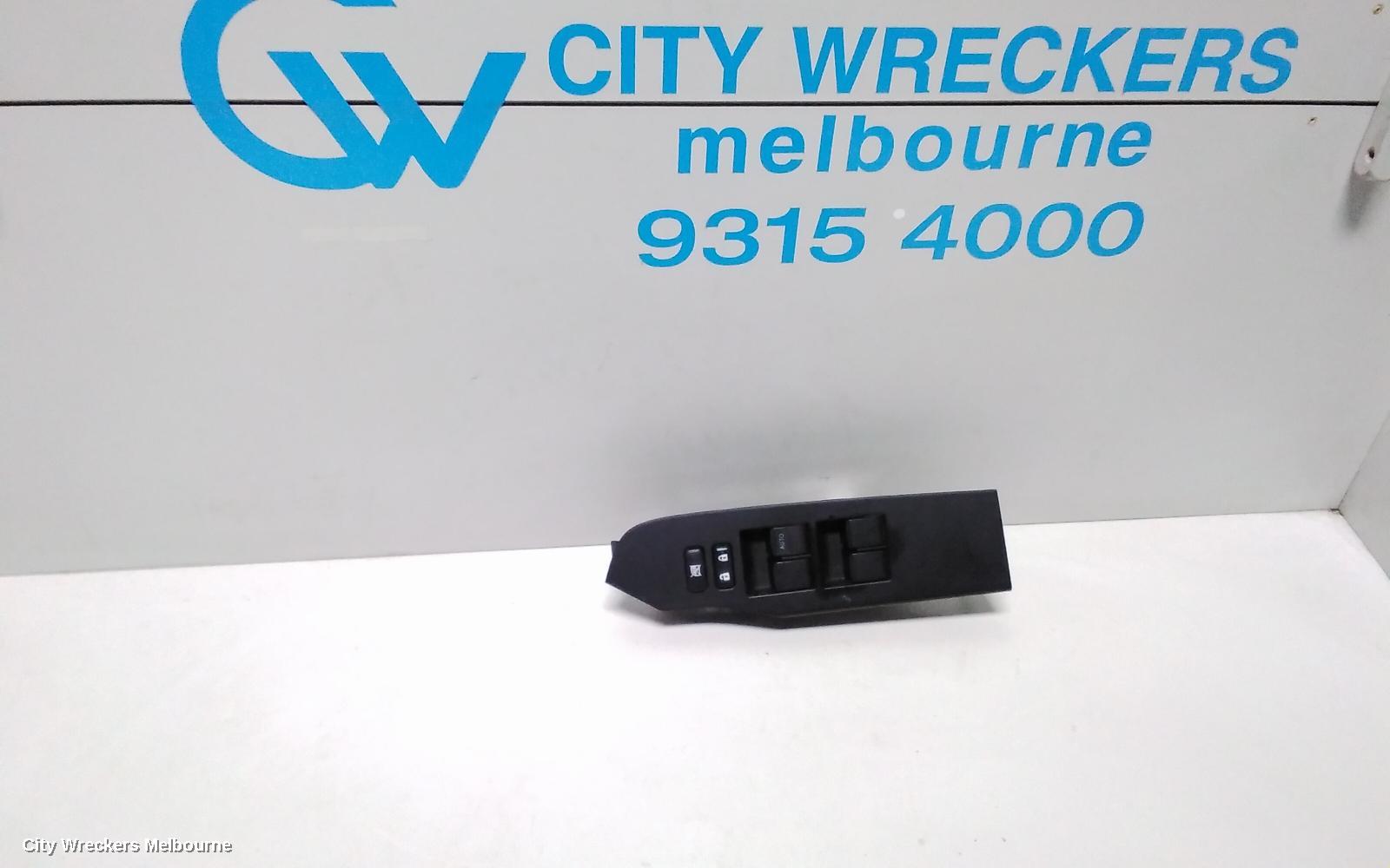 TOYOTA COROLLA PWR DR WIND SWITCH, RH FRONT (MASTER SWITCH), ZRE182R, HATCH, STANDARD, 10/2012 - 03/2015 - Image 1