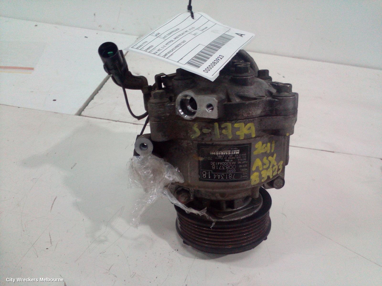 MITSUBISHI ASX A/C COMPRESSOR, XA-XD, 2.0, PETROL, QS90 TYPE, 05/2010 ONWARDS - Image 2