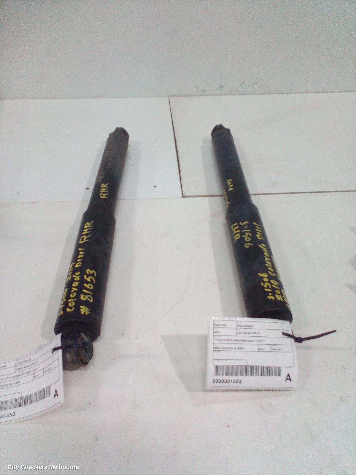 HOLDEN COLORADO RIGHT REAR STRUT, ***USE SHOCK ABSORBER PART TYPE*** - Image 2