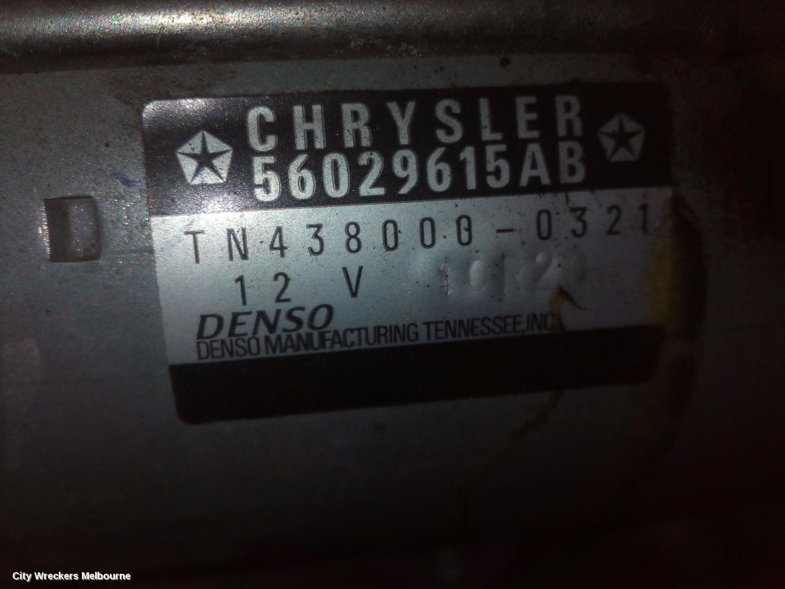 JEEP CHEROKEE STARTER, PETROL, 3.2, STOP/START TYPE, KL, 02/2014 - 11/2022 - Image 2