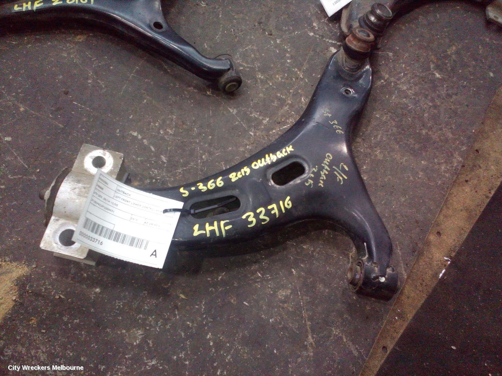 SUBARU OUTBACK LEFT FRONT LOWER CONTROL ARM, 6TH GEN, 08/2014 - 12/2020 - Image 1