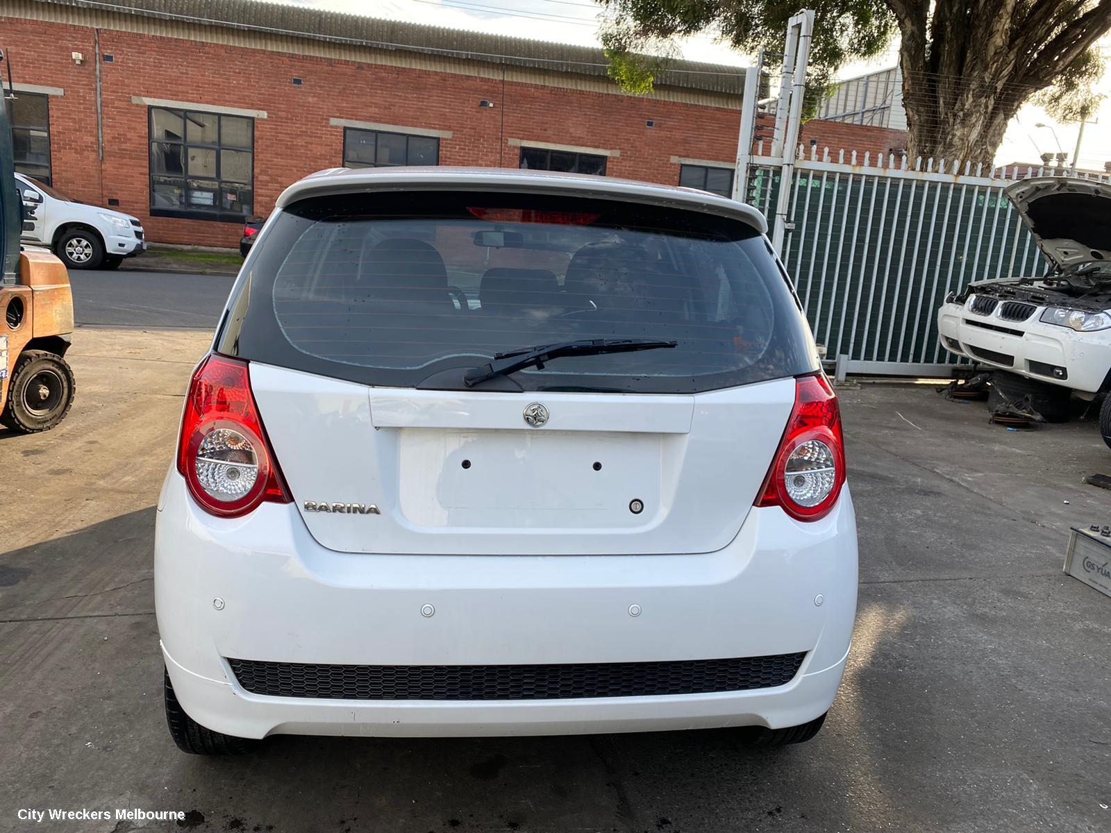 HOLDEN BARINA REAR BUMPER, TK, BUMPER BAR, 3DR/5DR HATCH, 07/2008 - 12/2012 - Image 2