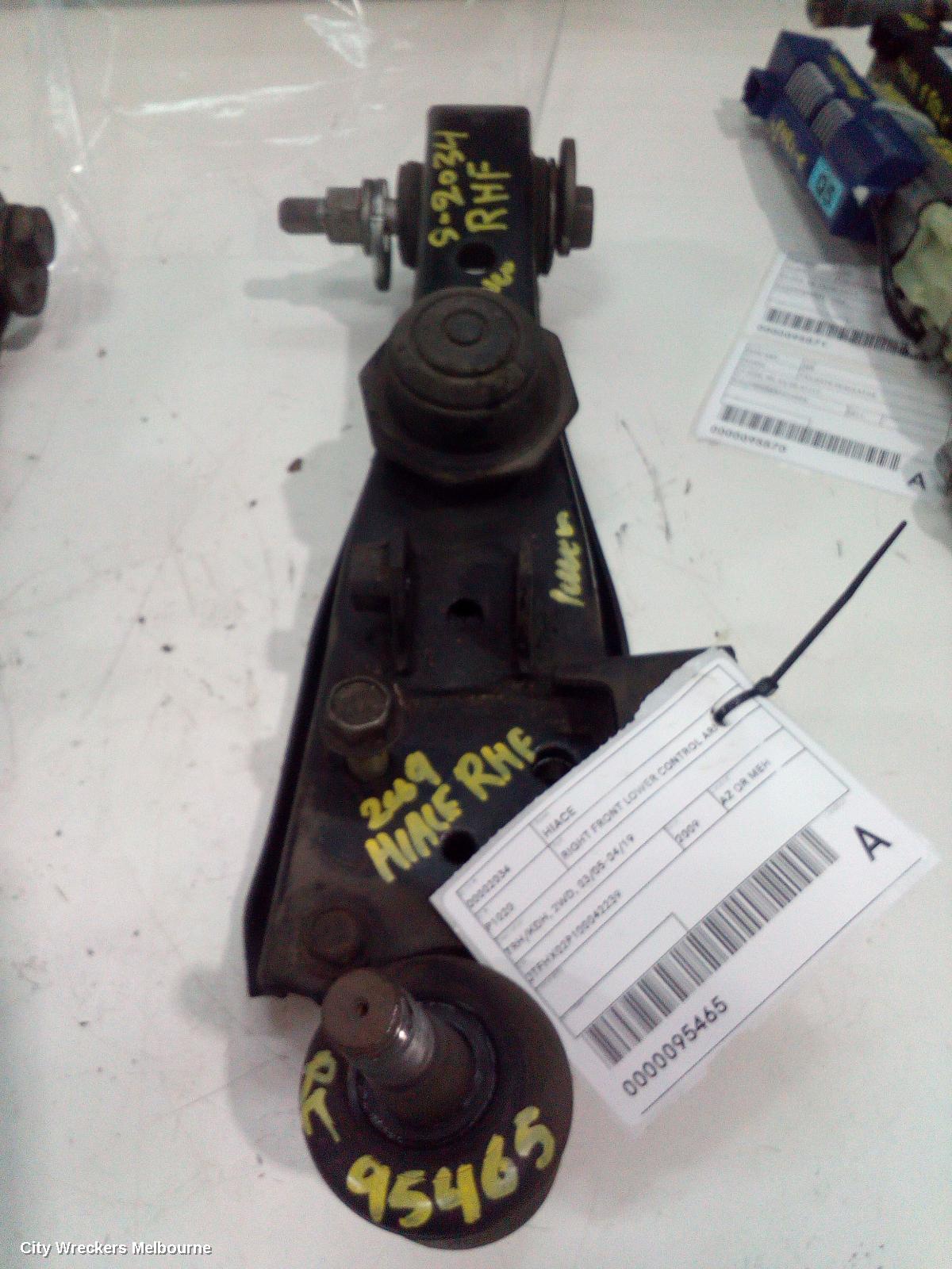 TOYOTA HIACE RIGHT FRONT LOWER CONTROL ARM, TRH/KDH, 2WD, 03/2005 - 04/2019 - Image 2