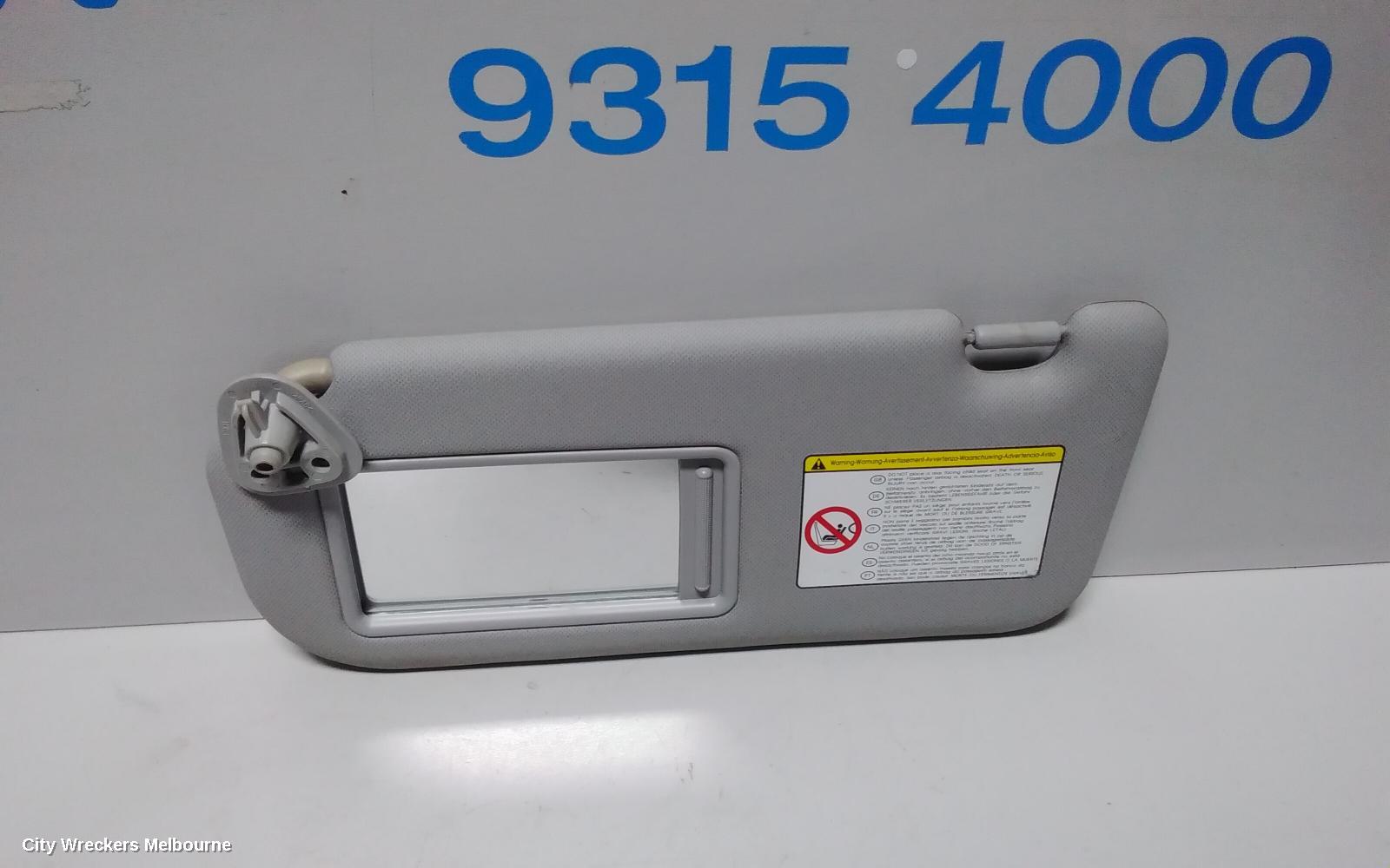 HYUNDAI IX35 SUNVISOR, LM SERIES, LH SIDE, NON LAMP & EXTENSION TYPE, 11/2009 - 01/2016 - Image 2