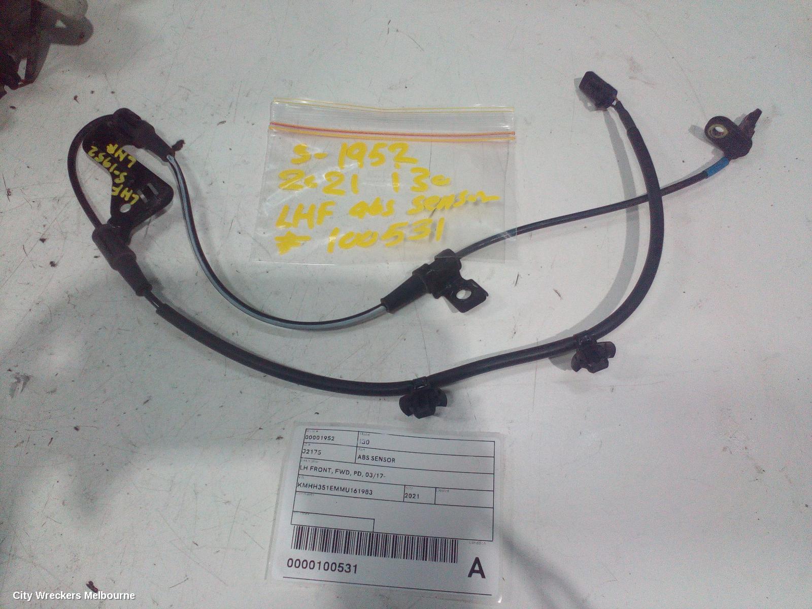 HYUNDAI I30 ABS SENSOR, LH FRONT, FWD, PD, 03/2017 ONWARDS - Image 2