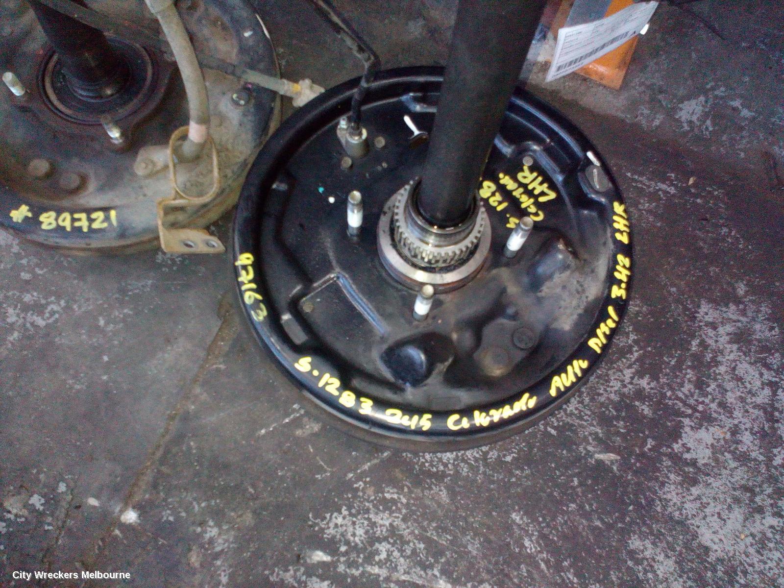 HOLDEN COLORADO AXLE, LH REAR, 2WD, RG, UTE, 01/2012 - 06/2016 - Image 1