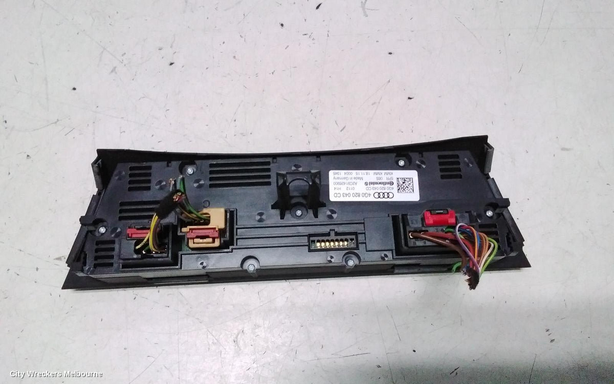 AUDI A6 HEATER/AC CONTROLS, FRONT, FOUR ZONE CLIMATE CONTROL, W/ SEAT WARMER TYPE, C7/4G, 04/2011 - 06/2018 - Image 3