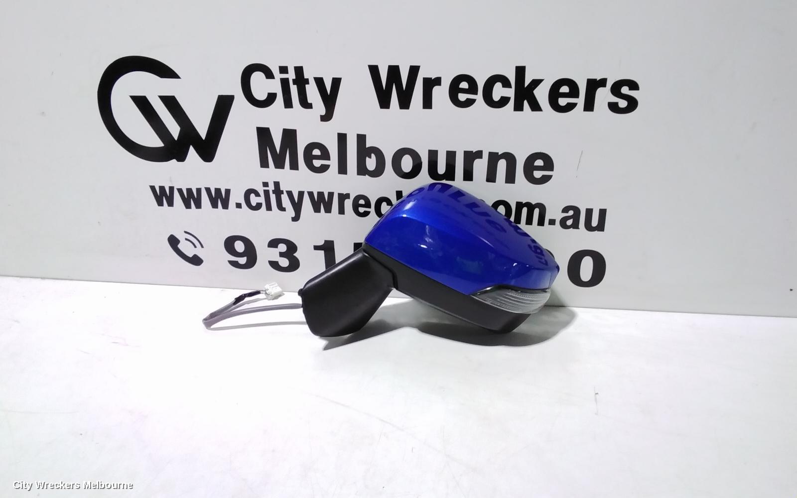 SUBARU WRX LEFT DOOR MIRROR, V1, MANUAL FOLDING, NON HEATED, NON CAMERA TYPE, 03/2014 - 11/2021 - Image 3