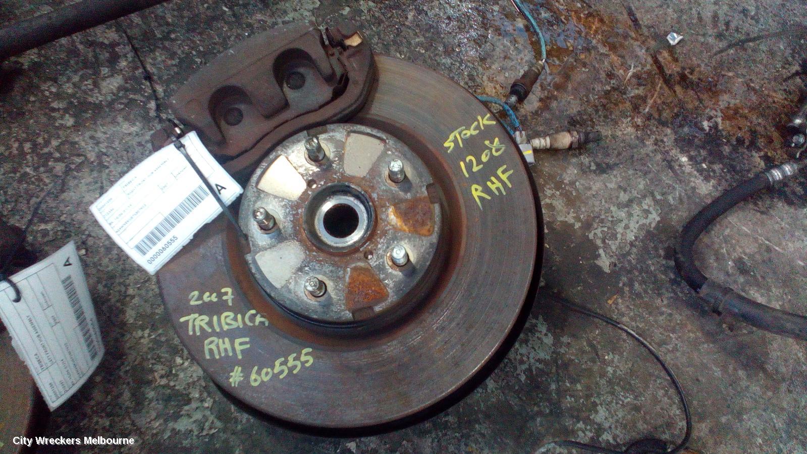 SUBARU TRIBECA RIGHT FRONT HUB ASSEMBLY, B9, 10/2006 - 01/2014 - Image 1