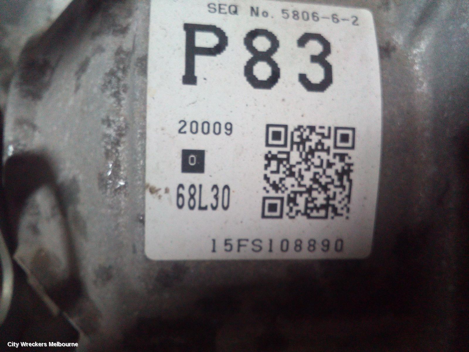 SUZUKI SWIFT TRANS/GEARBOX, AUTO, FWD, PETROL, 1.4, K14B, 4 SPEED, FZ, 08/2010 - 03/2017 - Image 2