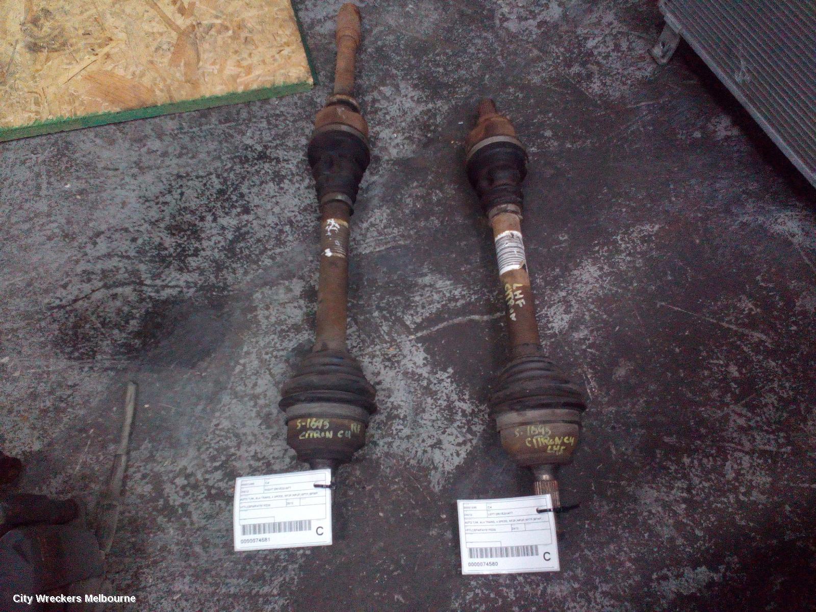 CITROEN C4 LEFT DRIVESHAFT, AUTO T/M, AL4 TRANS, 4 SPEED, RFJF/NFUF/5FTF/5FWF, 03/2005 - 09/2011 - Image 2