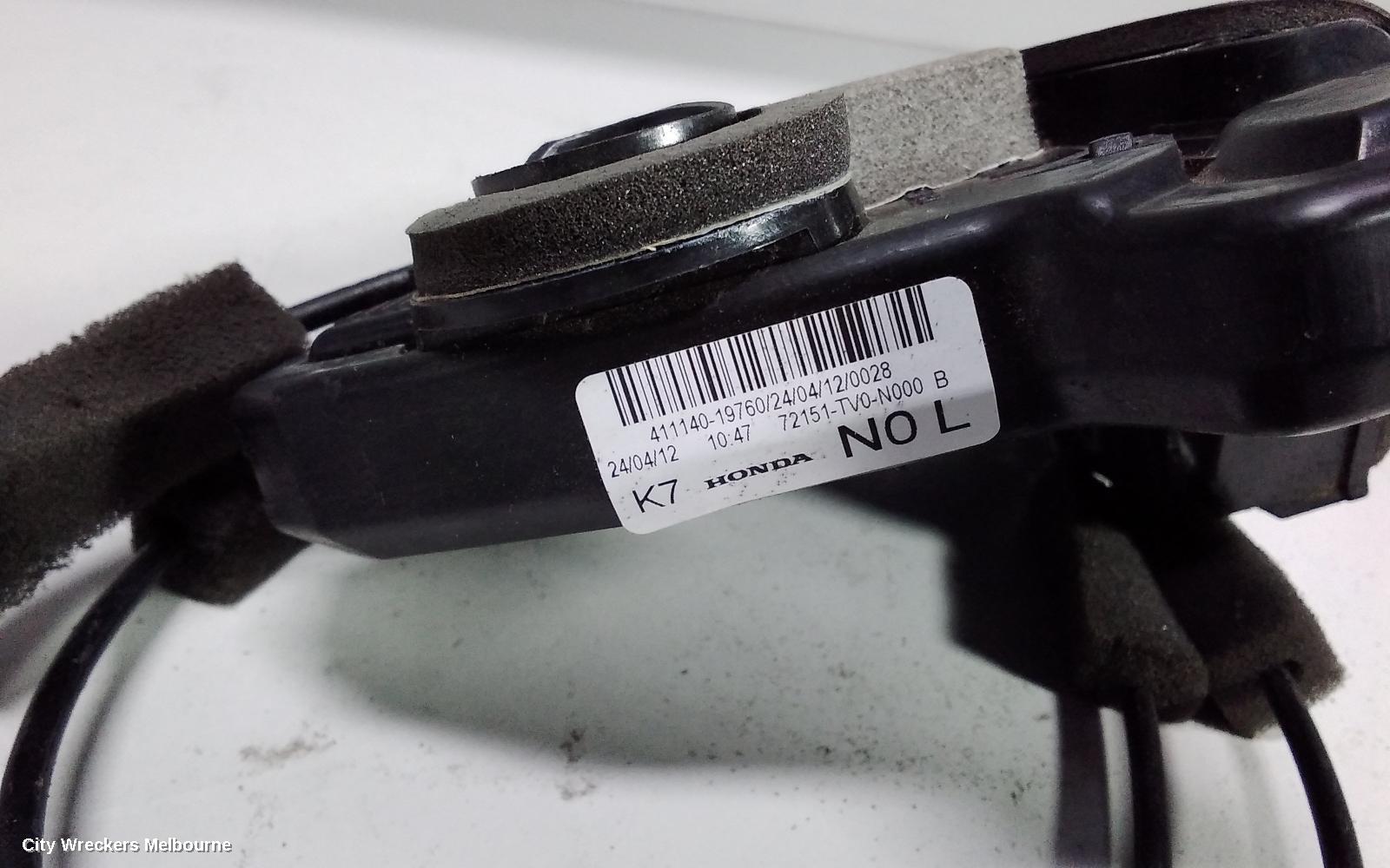 HONDA CIVIC DOOR/BOOT/GATE LOCK, LEFT FRONT DOOR LOCK, 9TH GEN, HATCH, 06/2012 - 04/2016 - Image 3