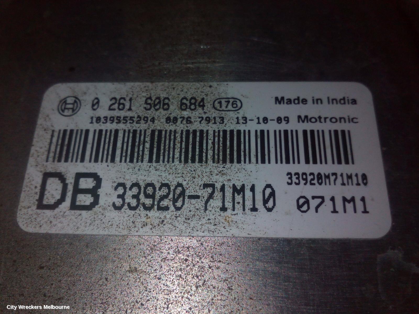 SUZUKI ALTO ECU, ENGINE ECU, 1.0, K10BN, AUTO T/M, ECU ONLY, GF, 07/2009 - 12/2014 - Image 2