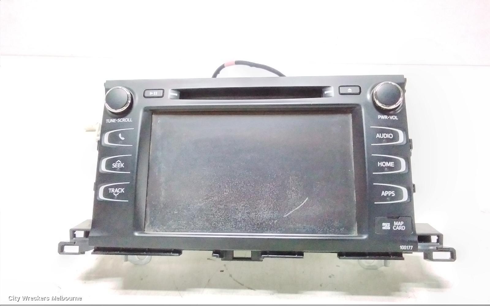 TOYOTA KLUGER RADIO/CD/DVD/SAT/TV, SAT NAV HEAD UNIT, GSU50/GSU55, 12/2013 - 02/2021 - Image 2