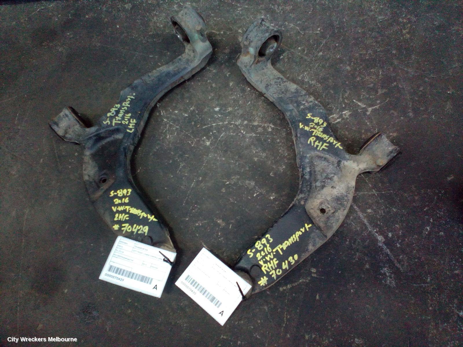 VOLKSWAGEN TRANSPORTER RIGHT FRONT LOWER CONTROL ARM, T6, 07/2015 - 08/2024 - Image 2