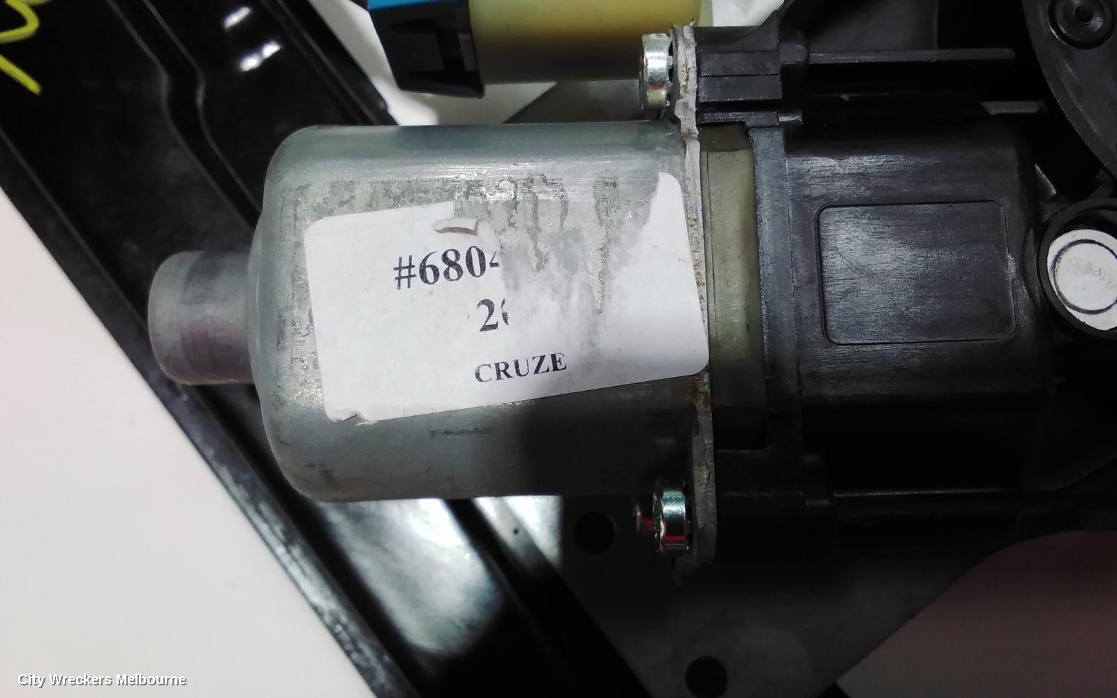HOLDEN CRUZE LEFT FRONT WINDOW REG/MOTOR, JG, 2 WIRE TYPE, 03/2009 - 02/2011 - Image 3