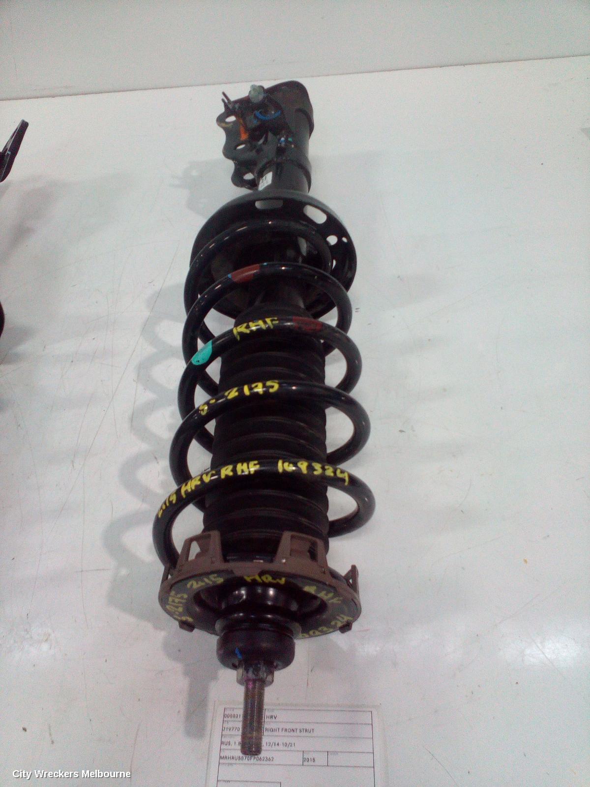 HONDA HRV RIGHT FRONT STRUT, RU5, 1.8, PETROL, 12/2014 - 10/2021 - Image 2