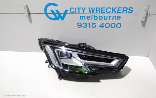 AUDI A4 RIGHT HEADLAMP, B9 8W, LED, NON ADAPTATIVE TYPE, 10/2015 - 11/2020 - Image 1