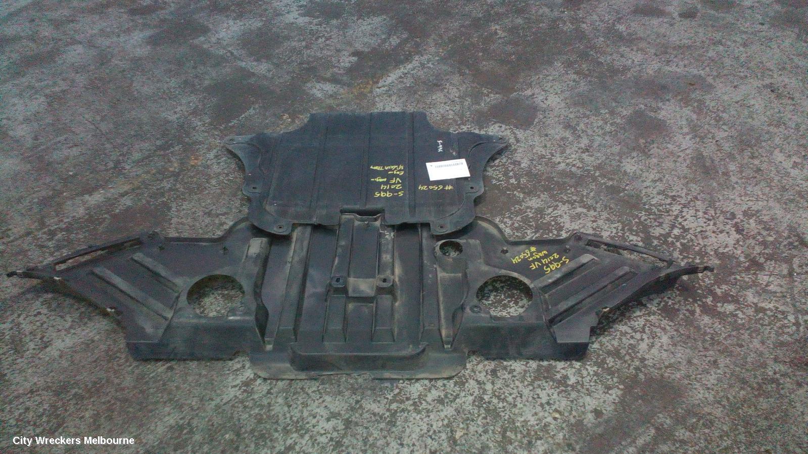 HOLDEN COMMODORE LOWER ENGINE SPLASH TRAY, VF, REAR ENGINE UNDERCOVER, 05/2013 - 12/2017 - Image 2