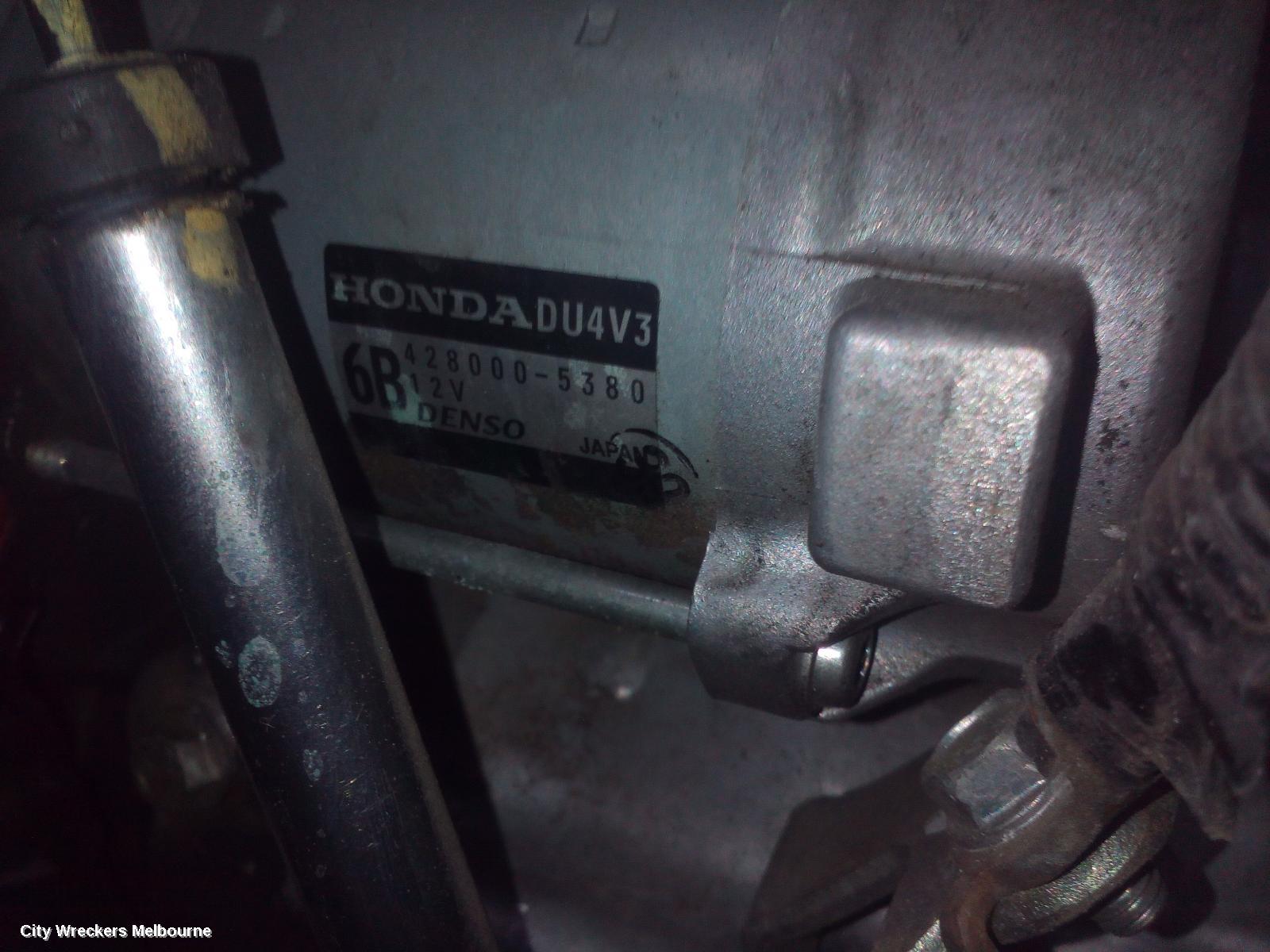 HONDA ACCORD STARTER, 3.5, J35Z, 8TH GEN (VIN MRHCP), 02/2008 - 05/2013 - Image 1
