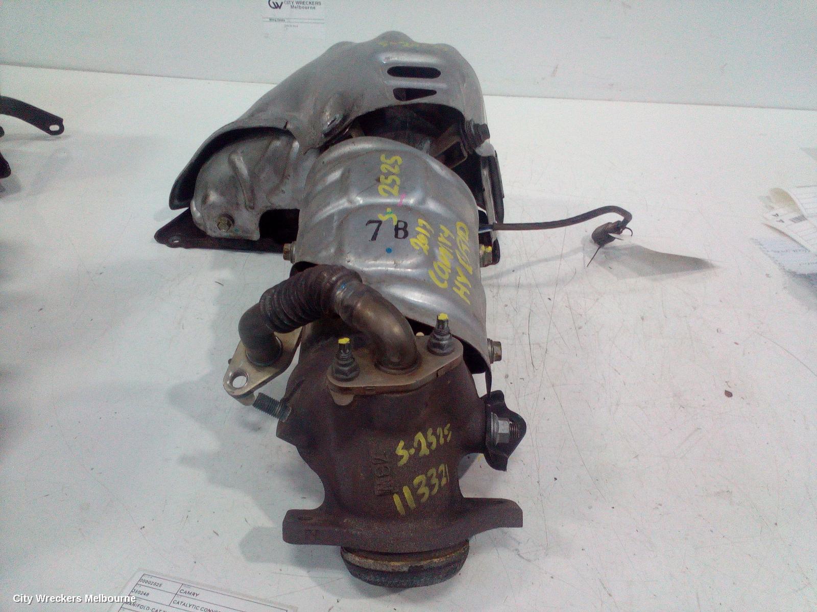 TOYOTA CAMRY CATALYTIC CONVERTER, MANIFOLD-CAT TYPE, 2.5, PETROL, HYBRID, AVV50, 03/2012 - 10/2017 - Image 2