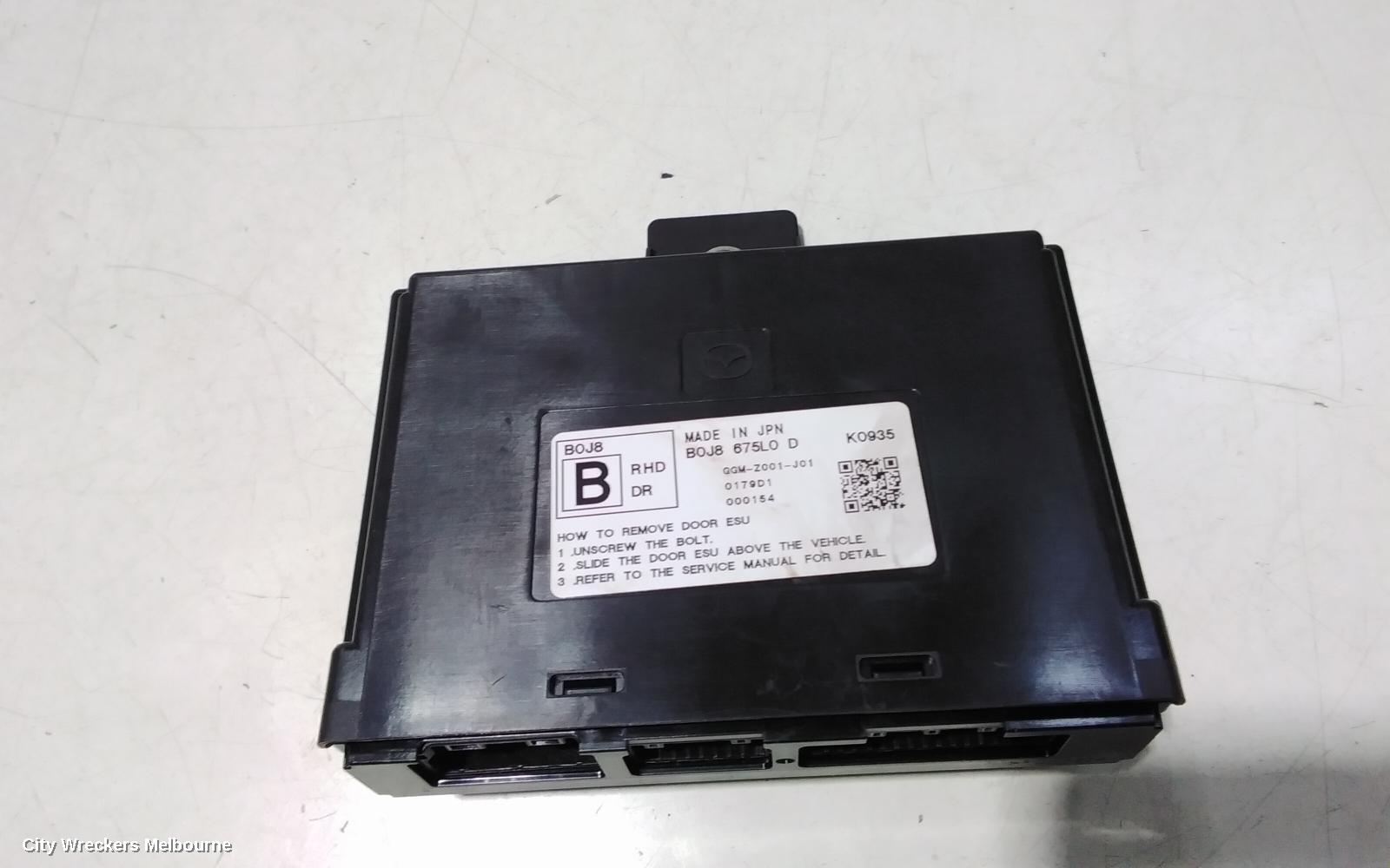 MAZDA 3, BP, 03/2019 ONWARDS, B0J8 675L0 D   RHF DOOR CONTROL MOUDLE: 96900 - Image 2
