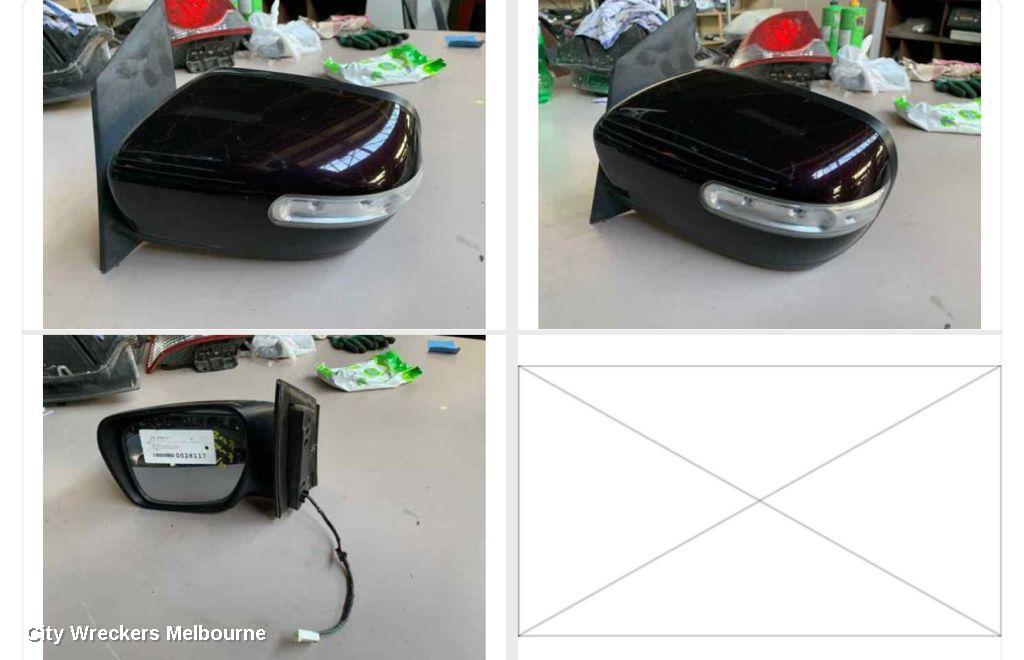 MAZDA CX7 LEFT DOOR MIRROR, ER, HEATED, 6 WIRE TYPE, 11/2006 - 02/2012 - Image 1